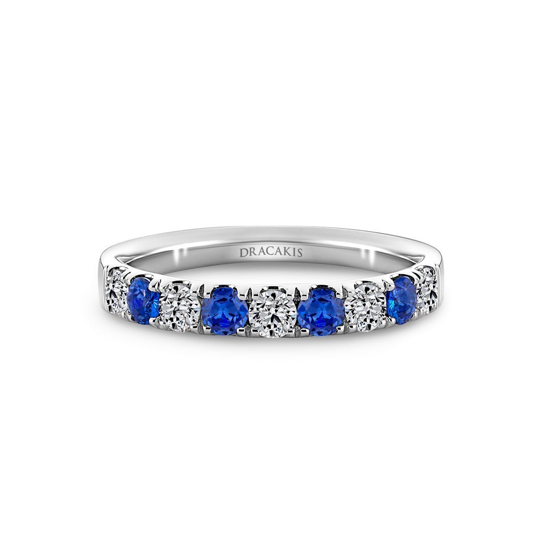 Coloured Gemstone Wedding Rings - Dracakis Jewellers